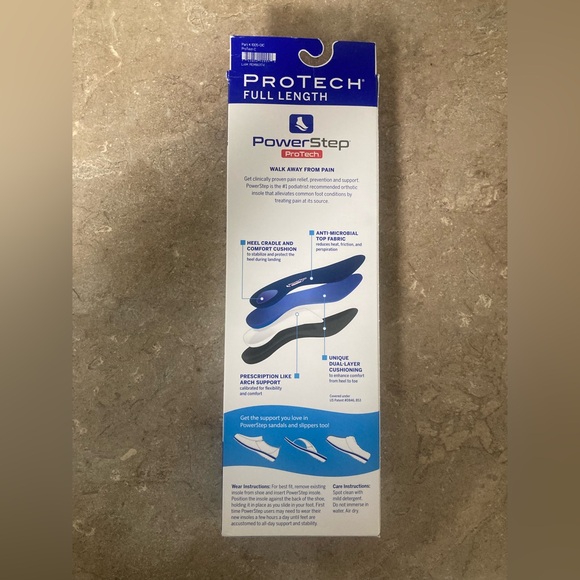 NEW PowerStep ProTech Full Length Insoles - Picture 3 of 8